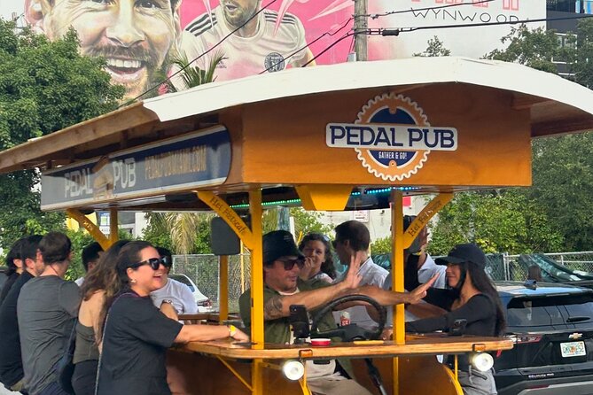 Miami Pedal Pub: Arts District Party Bike Pub Crawl - Who will enjoy this Wynwood party bike most?