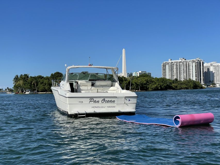 Miami: Private Yacht Rental Tour with Dolphins and Snorkel - Key points to know before booking