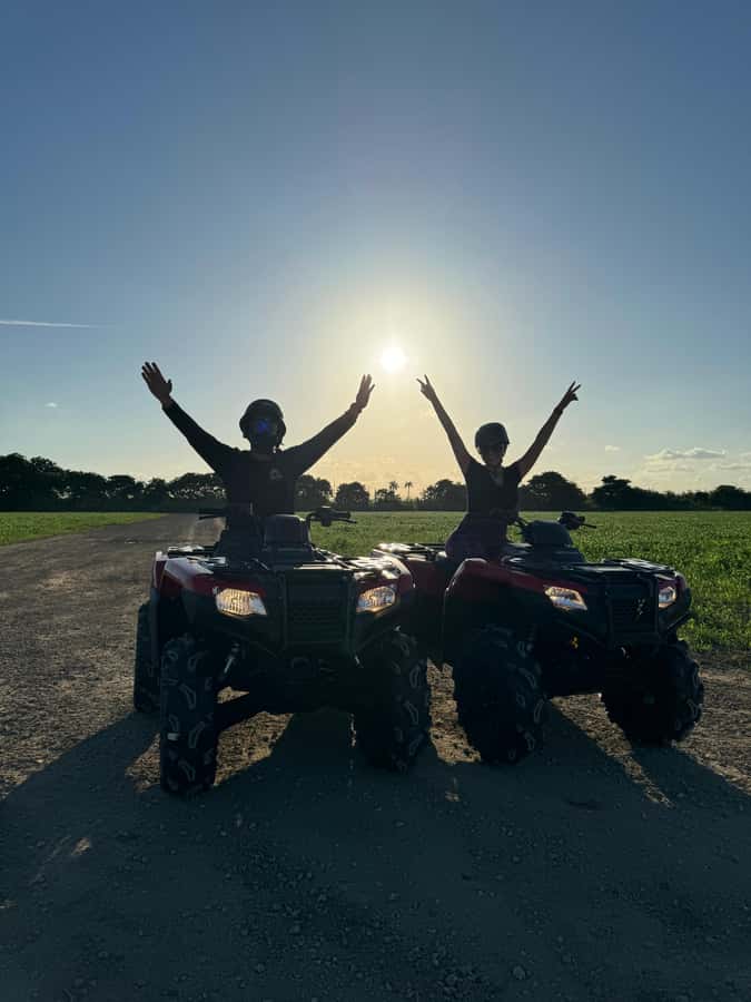 Miami's Ultimate ATV Adventure- Free Passenger & Safety Gear - Stopping at the sunflower farm