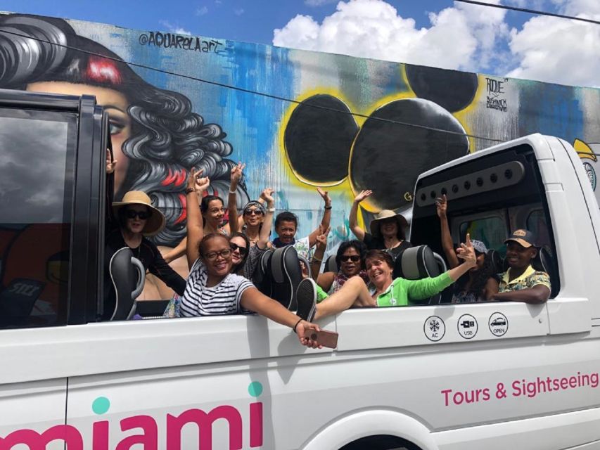Miami Sightseeing Tour in a Convertible Bus - South Beach begins with Art Deco color