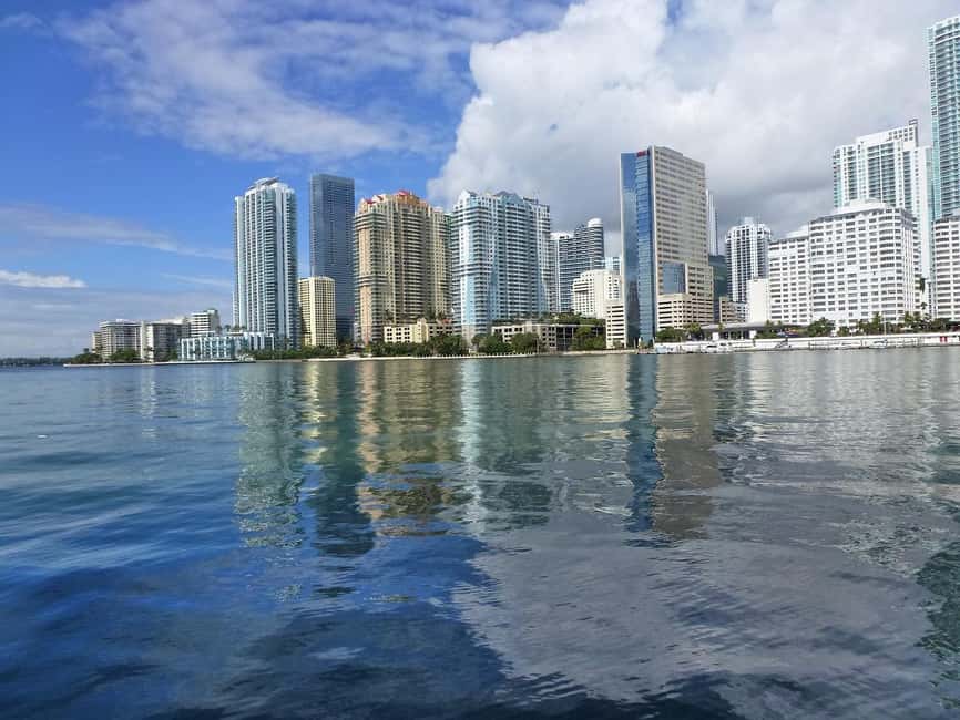 Miami Skyline Cruise of Millionaire Homes - Miami’s waterfront from a $17 seat
