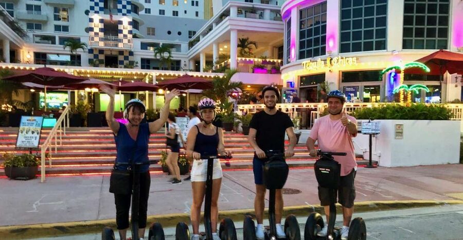 Miami: South Beach Panoramic Nighttime Segway Tour - Cruising Ocean Drive after dark