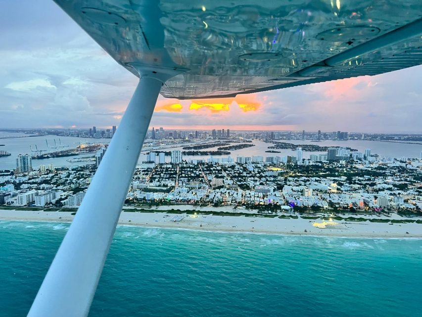 Miami: South Beach Private 35-Minute Guided Flight Tour - Sunset timing, weather, and the feel of the flight