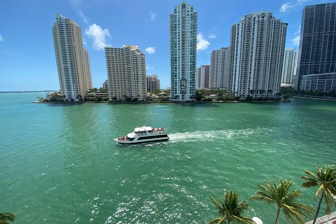 Miami Sunset Biscayne Bay and South Beach Cruise - Miami Beach’s skyline from the bay