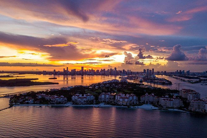 Miami Sunset Private Helicopter Tour - Leaving Miami Executive Airport for Pinecrest and Biscayne Bay