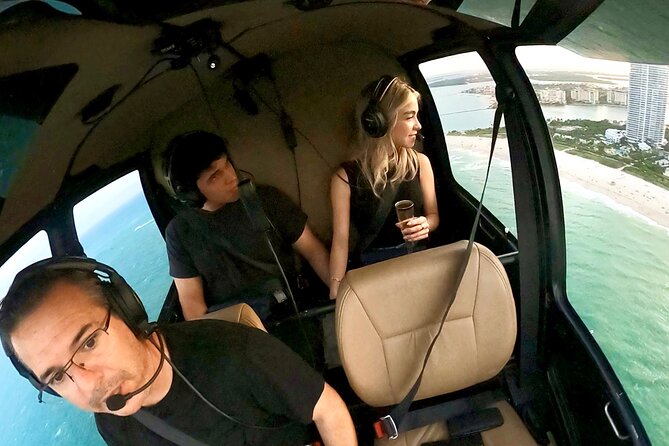 Miami Top-Rated Helicopter Tour: South Beach, Downtown & Islands - South Beach from the air