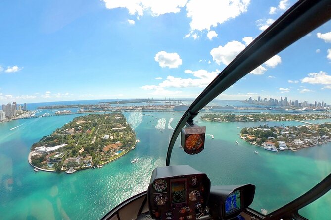 Miami Top-Rated Helicopter Tour: South Beach, Downtown & Islands - The Venetian Islands and Palm Island