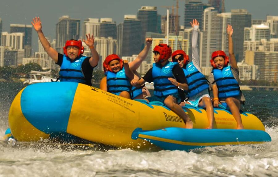 Miami: Tubing Ride Experience - Arriving at Dinner Key Marina and Pier 9