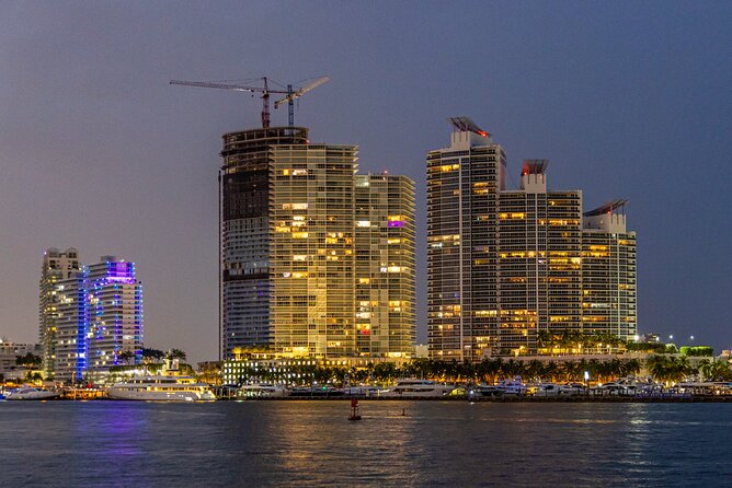 Miami Twilight Skyline Cruise - Fisher Island and Miami’s private side