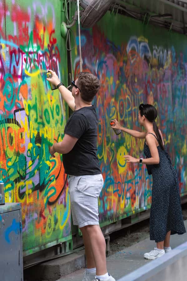 Miami: Wynwood Walls Freestyle Spray Painting & Admission - Goldman Global Arts Galleries and the Chicago Subway exhibit