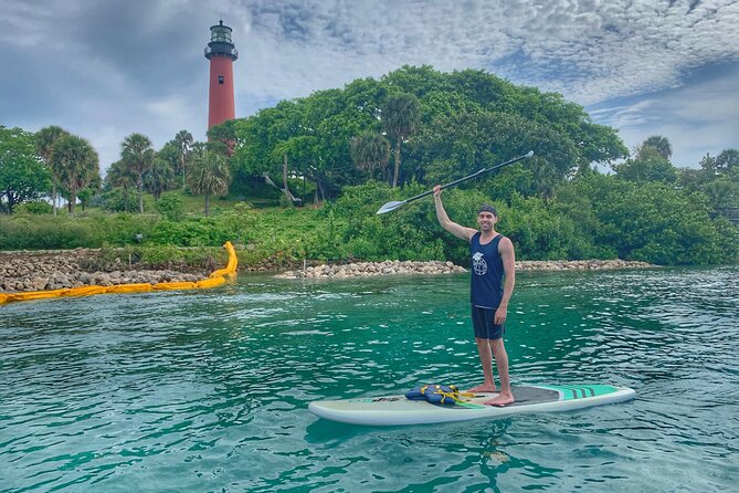 Paddle Boarding Eco Adventure Tour Jupiter Florida - Singer Island - Learning to paddle without feeling rushed