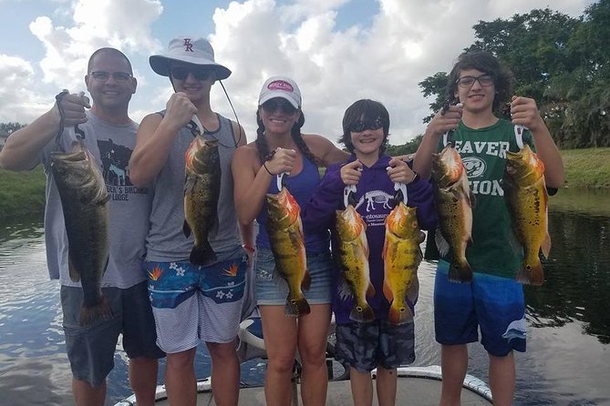 Peacock Bass Fishing Trips near Boca Raton - What happens from Lake Ida Dog Park to the first cast