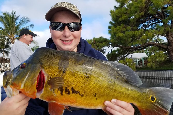Peacock Bass Fishing Trips Near Key Largo - The no fish, no pay promise