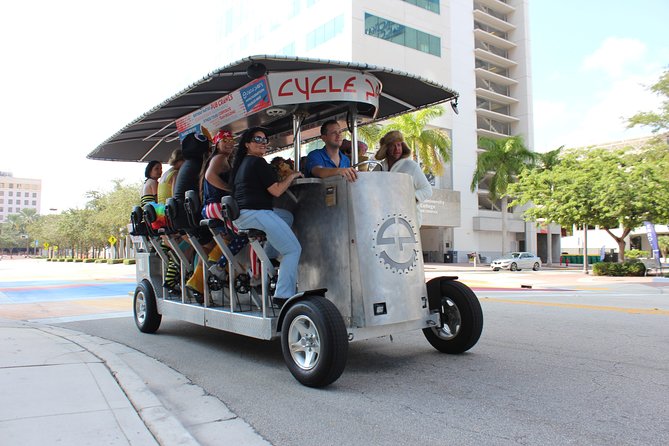 Pedibus Pub Crawl in Fort Lauderdale - The real workout behind the party bike
