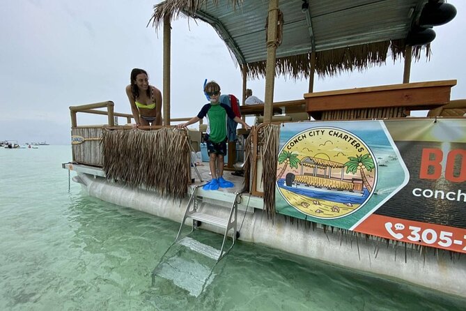 Private 3-Hour Islamorada Sandbar Tour - Boat comfort, shower, cooler, and practical details