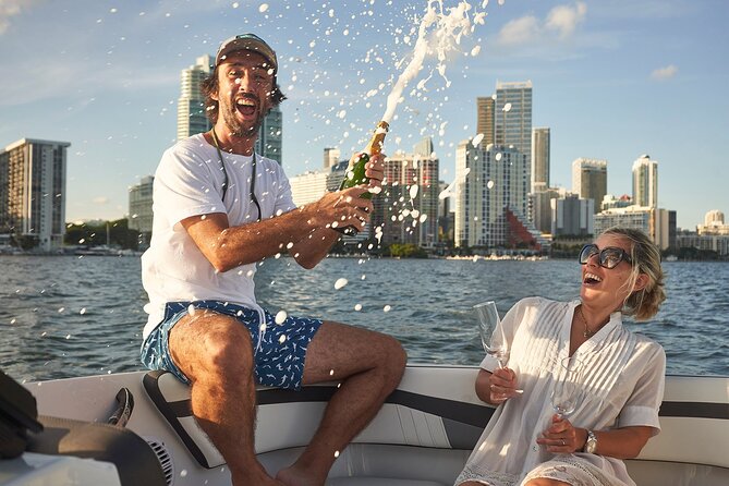 Private Boat Ride in Miami with Experienced Captain and Champagne - Key Biscayne and the Miami Marine Stadium