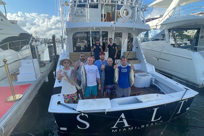 Private Charter Saltwater Fishing with Ocean Skeet Shooting - The first hours: fishing with a captain and two crew members