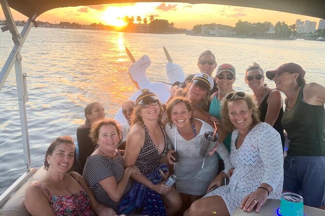 Private Evening Boat Tour Fort Lauderdale for 12 People - Music, cooler, water, and bringing your own drinks
