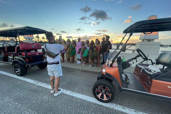 Private Golf Cart Tour of Miami Beach - South Pointe Park for skyline and sunset views