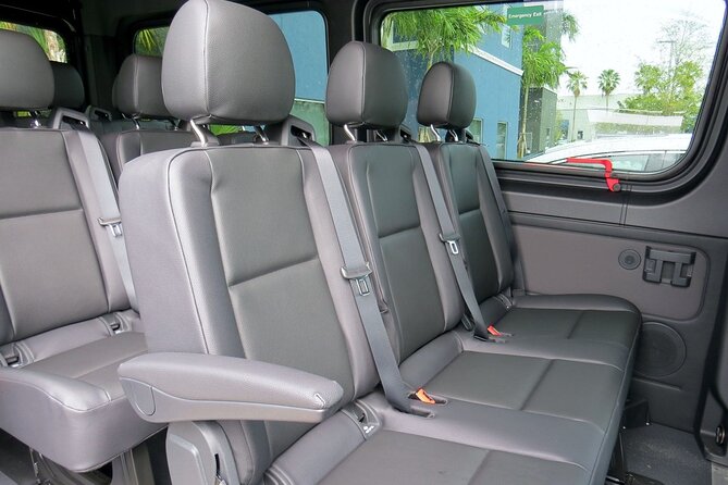 Private transfer from Port of Miami to Fort Lauderdale. - Inside the Mercedes Sprinter Van