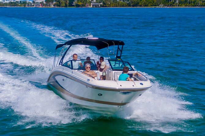 Rent the Best Boat in Town | Up to 10 People - The 29-foot Sea Ray setup
