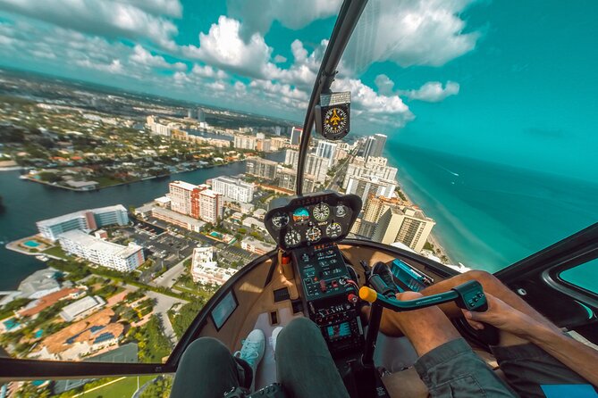 Romantic Miami Helicopter Tour with Champagne - The Port of Miami and the busy coast
