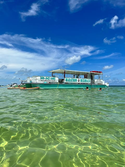 Sandbar Excursion - Vacation Like the Locals Do! - Starting behind the hotel and heading onto Marathon’s water