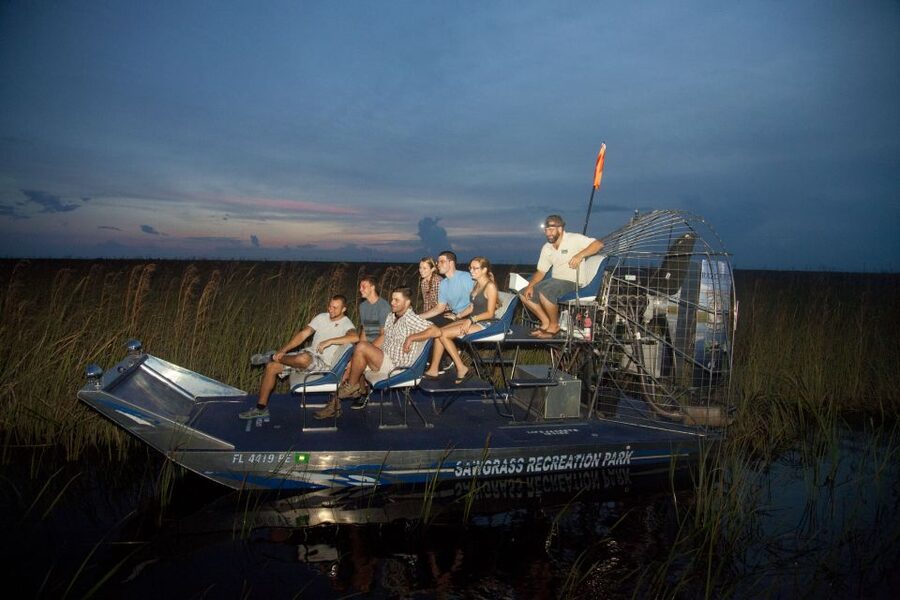 Sawgrass Park: Private 1-Hour Airboat Adventure Tour - The alligator and reptile exhibit after the boat
