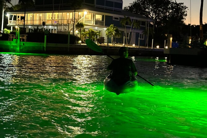 Sunset Kayak Adventure with Enchanting Underwater Lights - The return through the canal adds a playful finish
