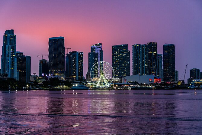Sunset Star Island Cruise - Passing the Miami Heat arena