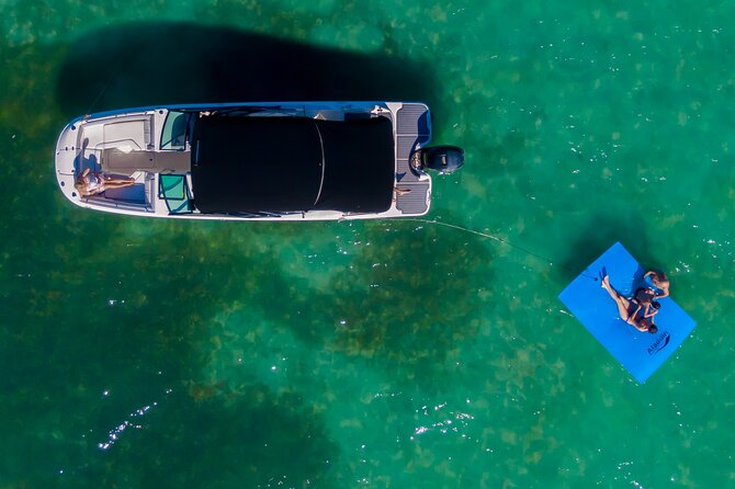 Top-Rated Boat Rental with Captain | 1 to 11 People - The Floating Mat and Swim Stop