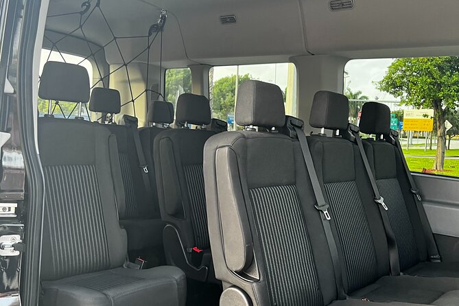 Van Up 14pax Ft Lauderdale Airport or Hotel to Port Mia or Hotel - Key points to know before booking