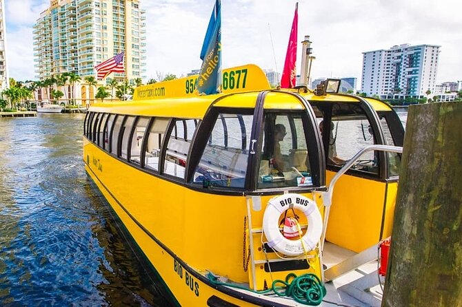 Water Taxi All Day hop-on hop-off Venice of America Boat Tour - Las Olas, Riverside, and Stranahan House