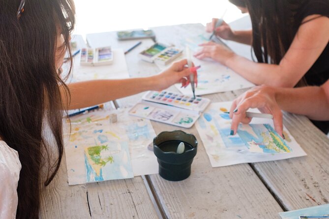 Watercolor Postcard Painting with a Local Artist - Why the Group Size Changes the Experience