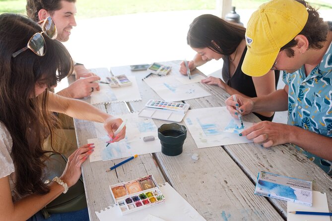 Watercolor Postcard Painting with a Local Artist - Meeting Solomon at Hillsboro Inlet Park