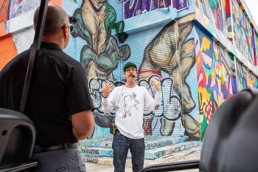 Wynwood Art District 1-Hour Wynwood Buggies Street Art Tour - The warehouse and Wynwood Walls finish